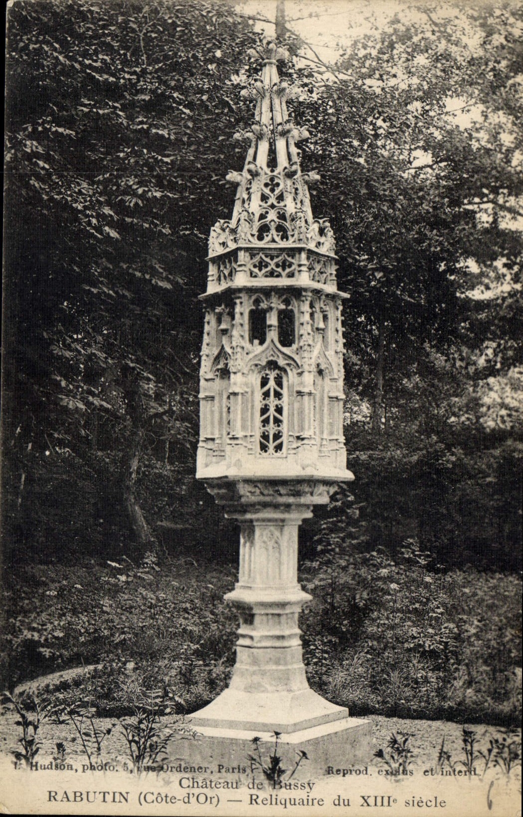 CPA Rabutin Cote d'Or Reliquaire du XIII siecle 