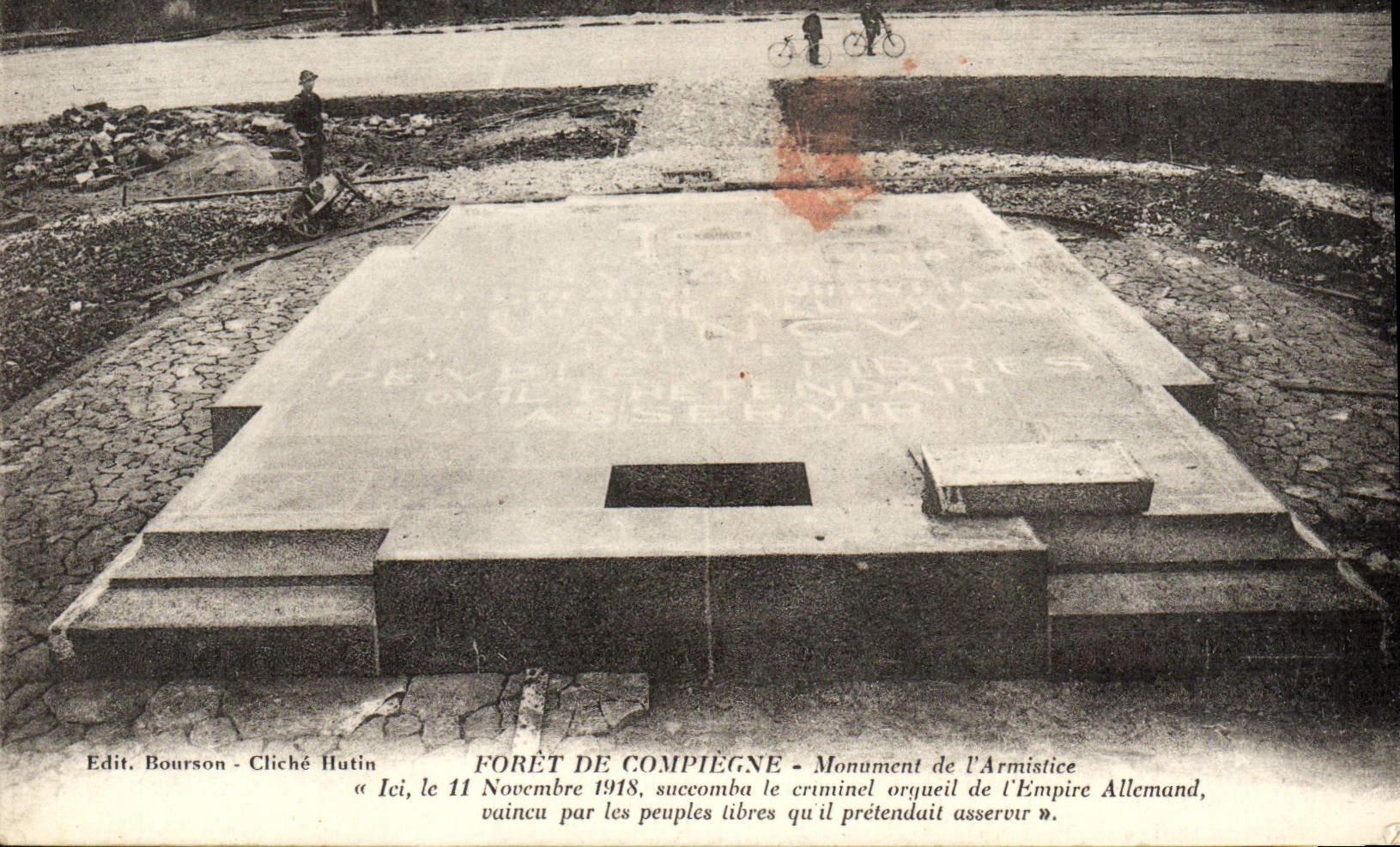 CPA Foret de Compiegne Monument de l'Armistice 