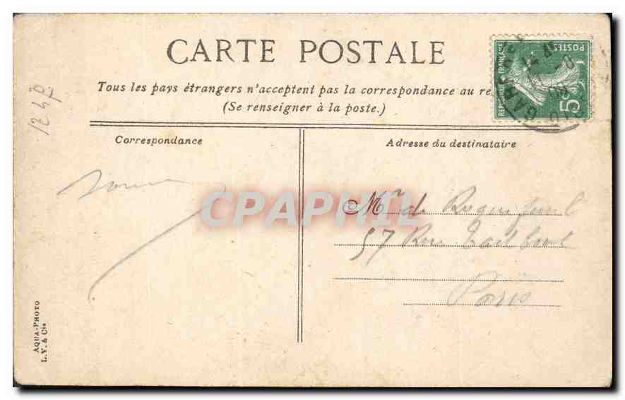 CPA Beauvais La Cathedrale Portail Nord  — Rückseite