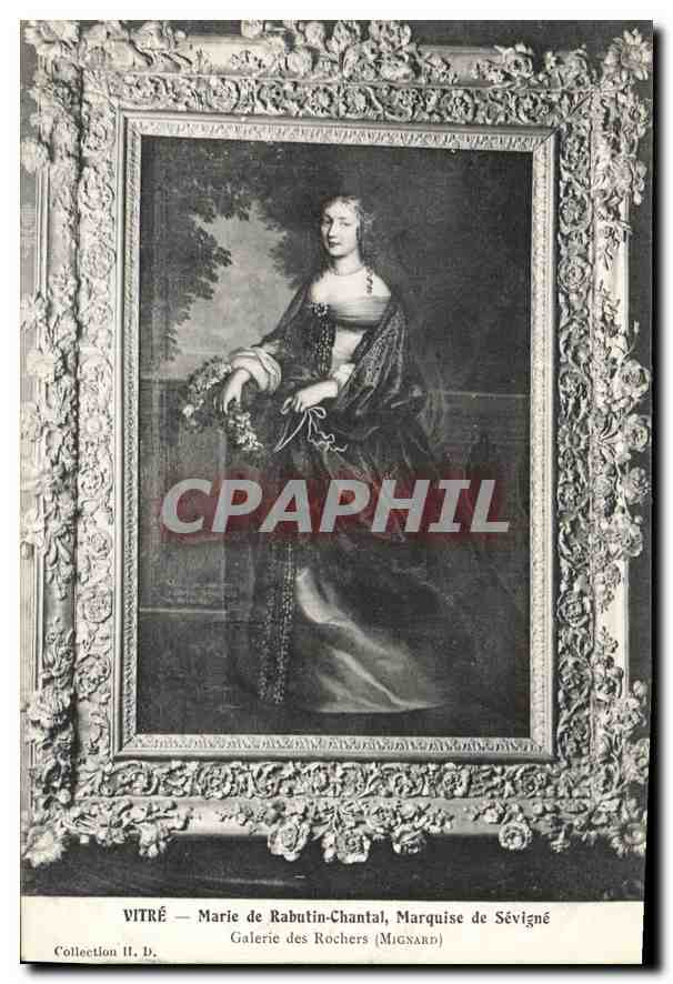 CPA Vitre Marie de Rabutin Chantal Marquise de Sevigne 