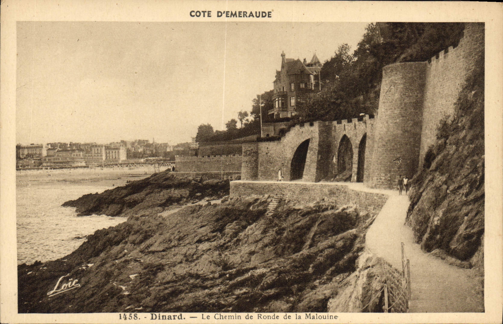 Dinard — Le Chemin de Ronde de la Malouine — Côte d'Émeraude — Loïc, n°1458