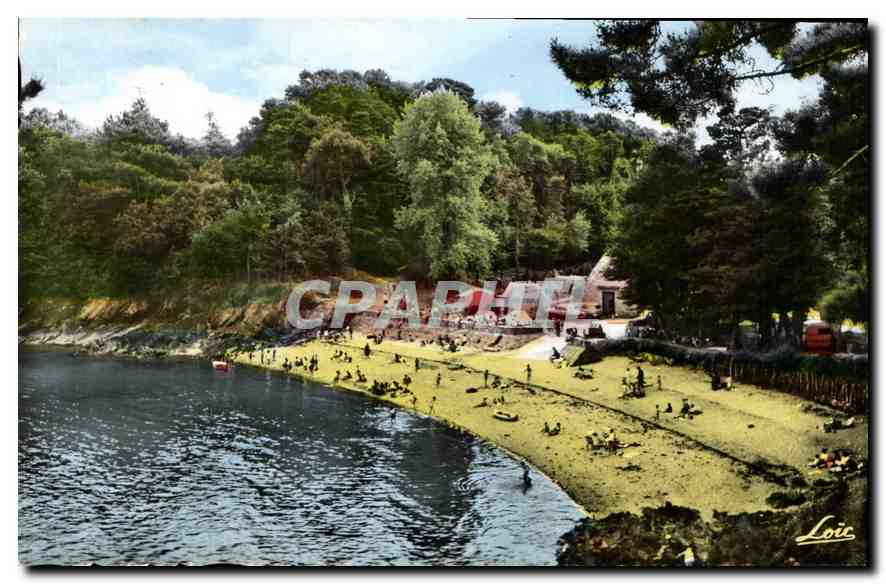 CPA Cancale Cote d'Emeraude Plage Port Pican Camping des Mimosas 
