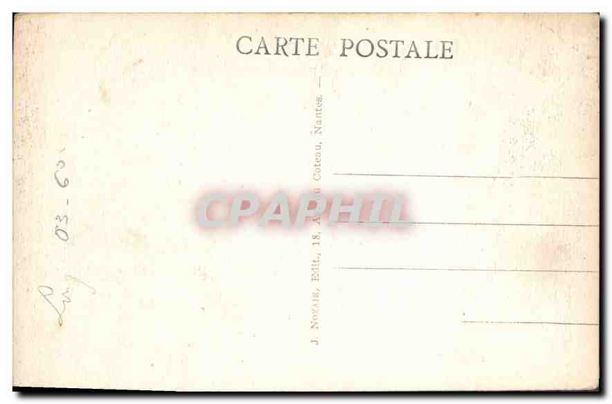 CPA Dol de Bretagne la Cathedrale  — Verso