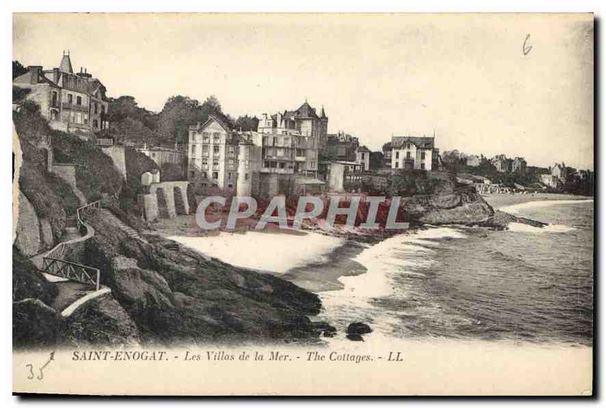 CPA Saint Enogat Les Villas de la Mer 