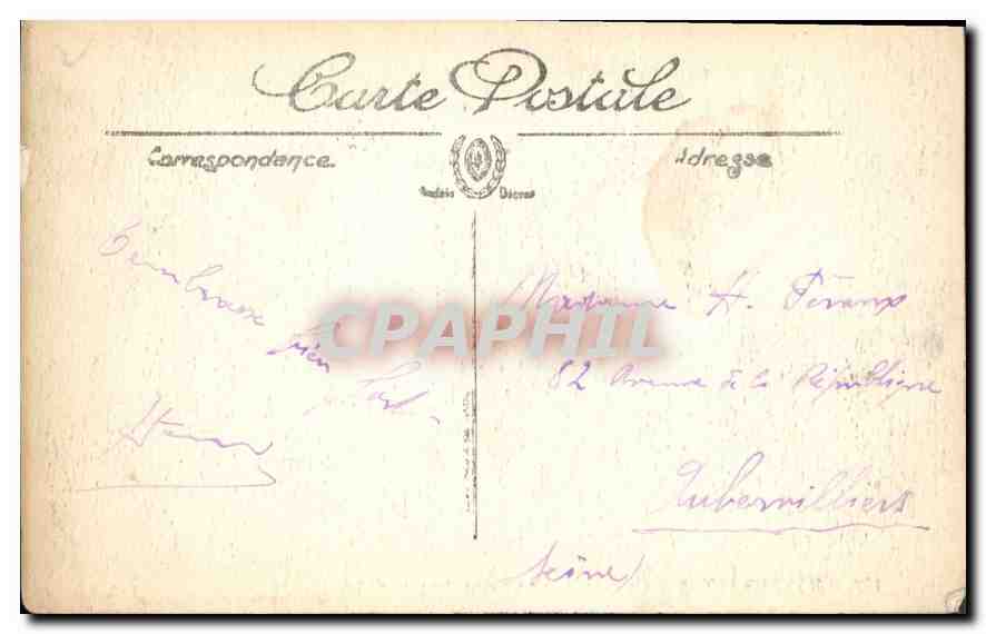 CPA Rennes Vue generale sur La Cathedrale  — Rückseite