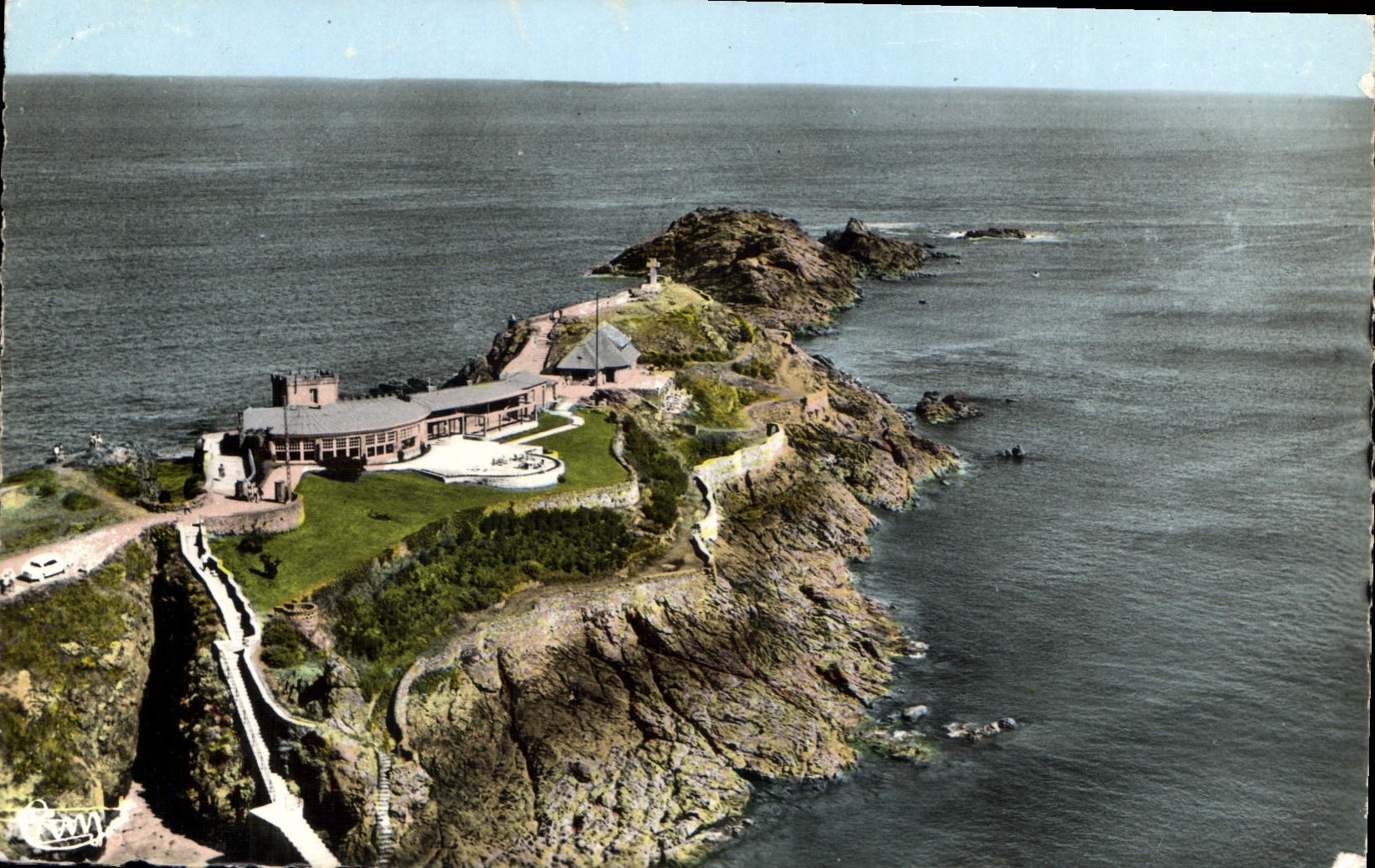 CPA St Lunaire La Pointe du Decolle Vue Aerienne 