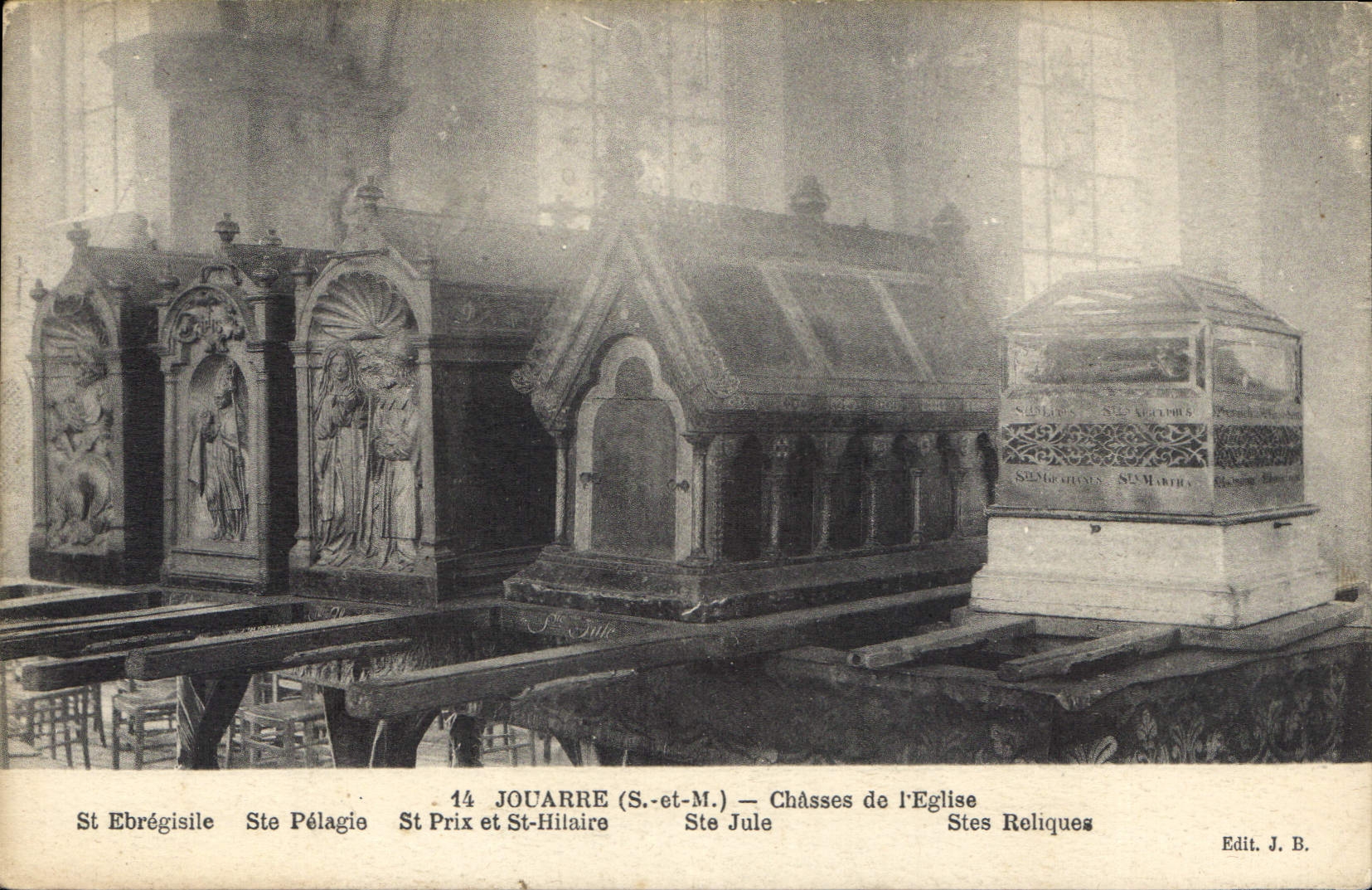 CPA Jouarre S et M Chasses de l'Eglise 