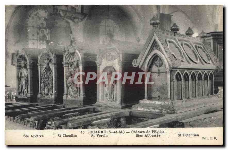 Châsses de l'église — Jouarre (S.-et-M.) — Edit. J. B.