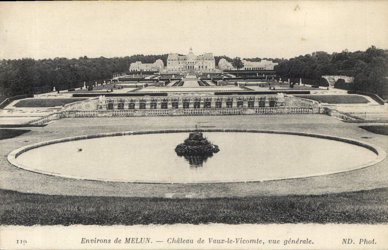 CPA Environs de Melun Chateau de Vaux le Vicomte vue generale 