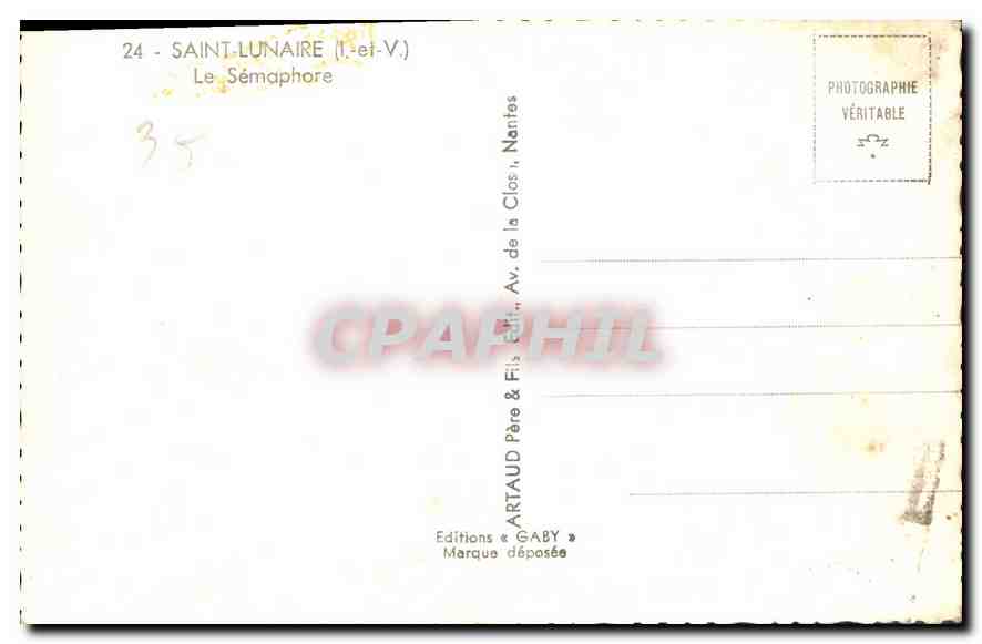 Saint-Lunaire (Ille-et-Vilaine) — Le Sémaphore — Éditions Gaby — Reverso