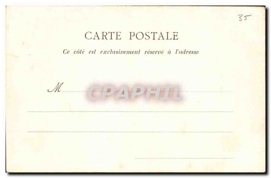 Saint-Malo - L'Escalier du Grand-Bé — HLM, n° 327 — Verso