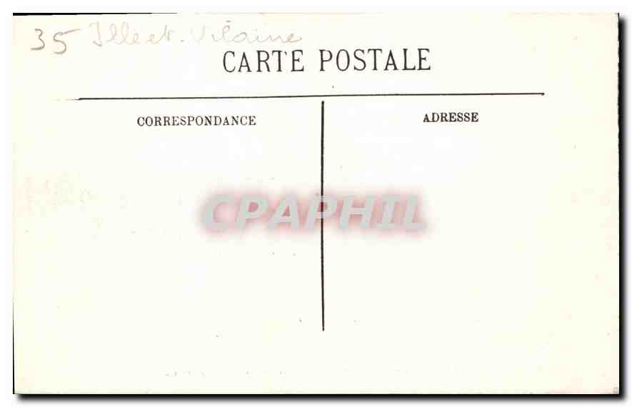 CPA Les Bords de la Rance Le Sommet du Mont Garro  — Rückseite