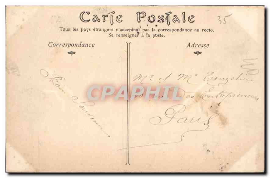 CPA Dinard Bric a Brac  — Rückseite