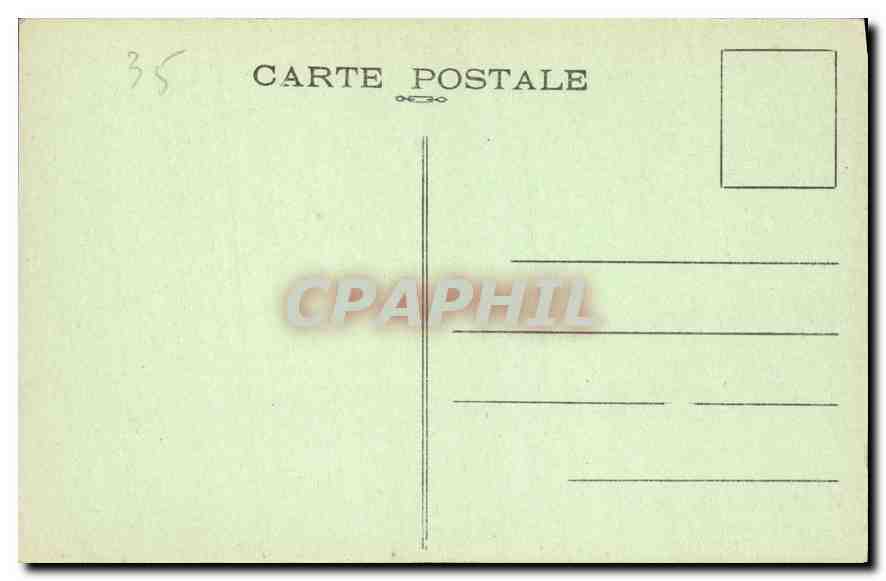 CPA Vitre Chateau des Roches Chambre de la Marquise de Sevigne  — Rückseite