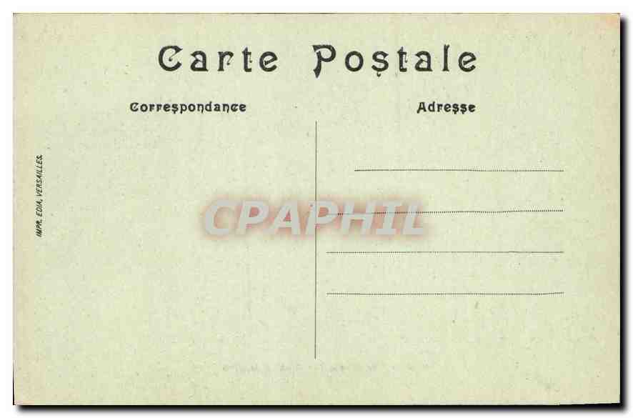CPA Parc de Versailles Les Bains d'Apollon  — Rückseite