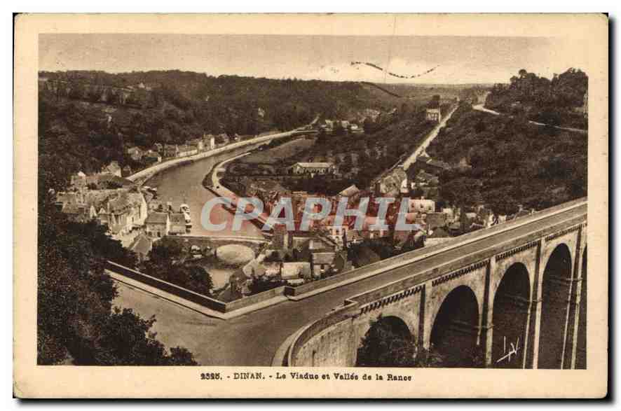 Dinan - Le Viaduc et Vallée de la Rance — CPM n° 3535