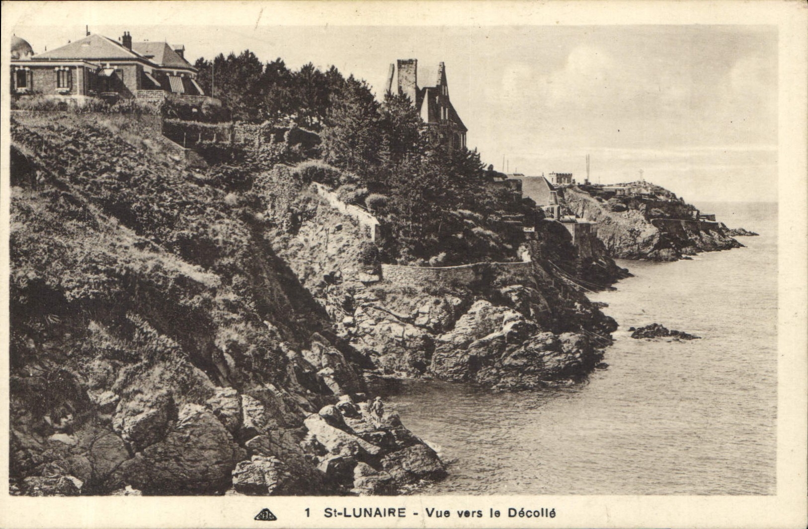 CPA St Lunaire Vue vers le Decolle 