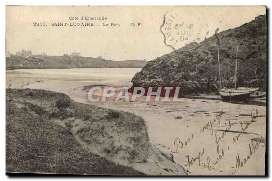 Saint-Lunaire — Le Port — Côte d’Emeraude — G. F.