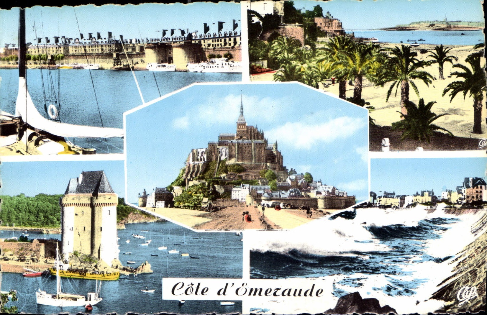Côte d'Émeraude — Mont-Saint-Michel, Dinard, Rochebonne — Cie des Arts Photomécaniques