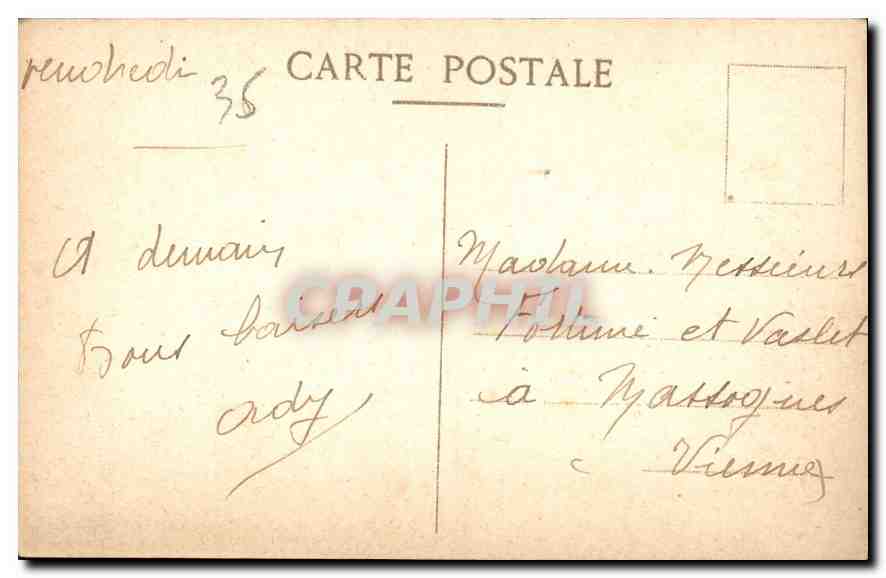 Saint-Lunaire — Le Décolle — Cliché de la Compagnie Aérienne Française — Rückseite