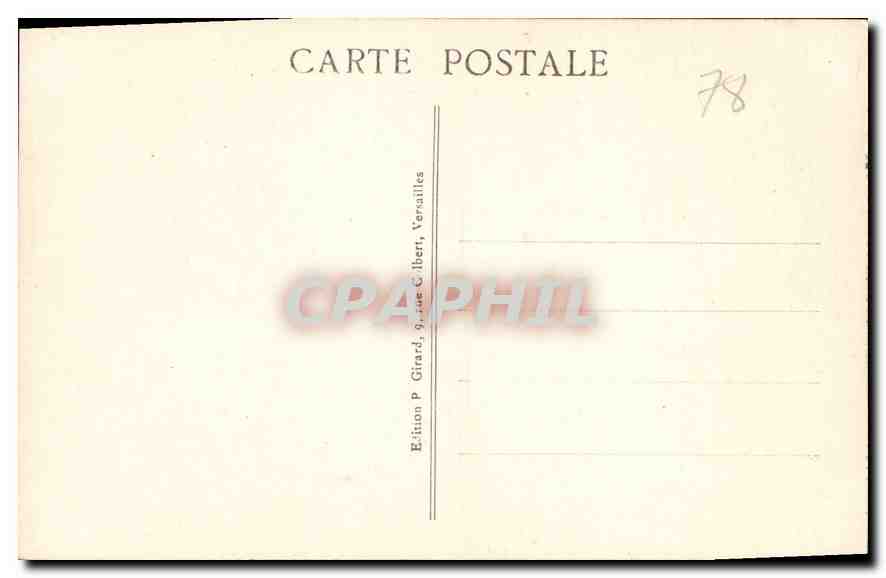 CPA Versailles Le Bassin de Latone et le Tapis Vers  — Verso