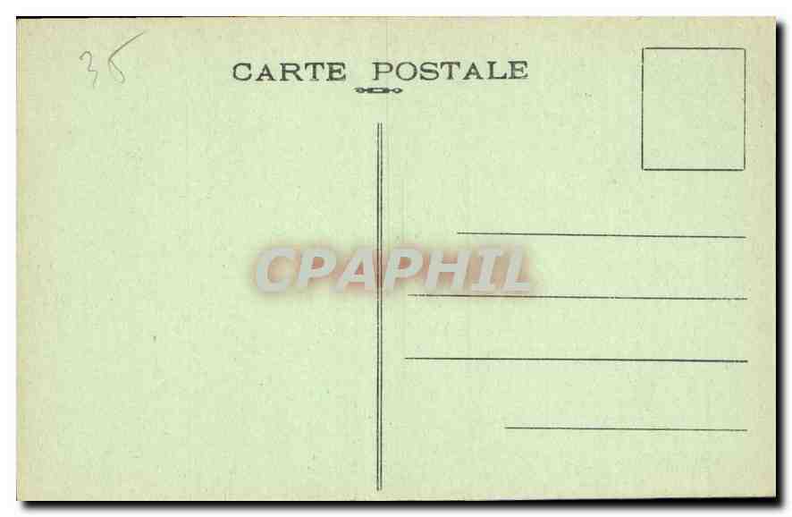 CPA Chateau des Rochers La Chapelle  — Rückseite