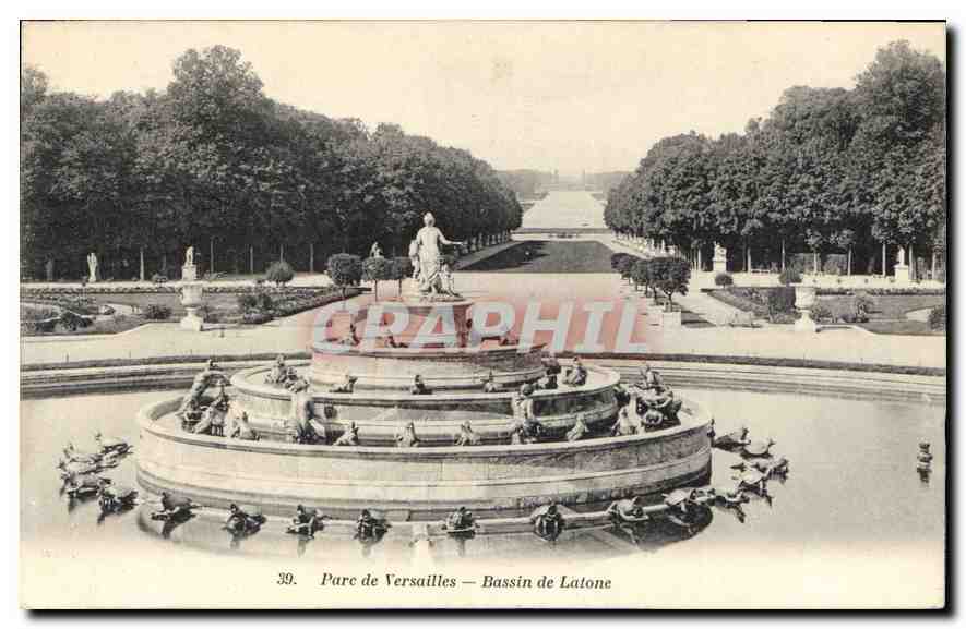 CPA Parc de Versailles Bassin de Latone 