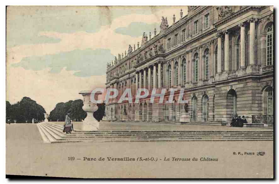 CPA Parc de Versailles La Terrasse du Chateau 
