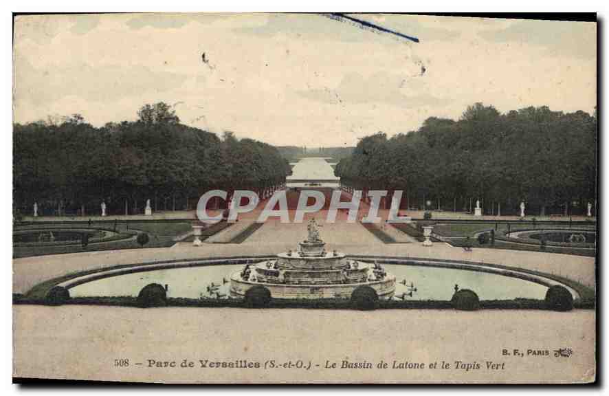 CPA Parc de Versailles Le Bassin de Latone et le Tapis Vert 
