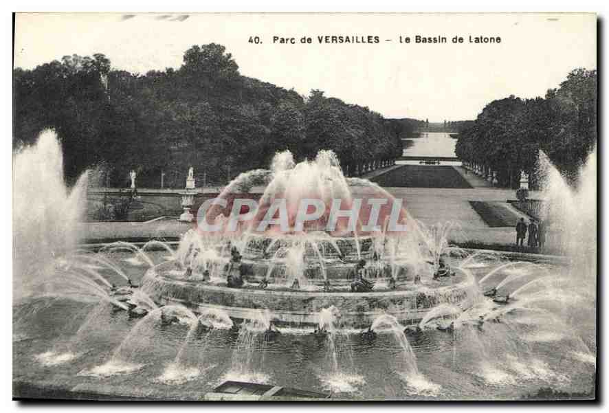 CPA Parc des Versailles Le Bassin de Latone 