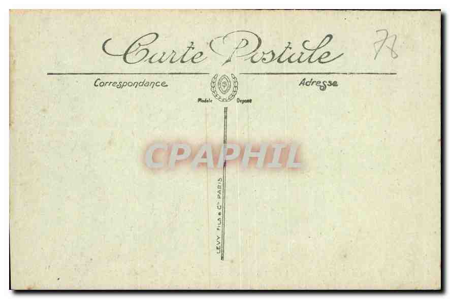 CPA Palais de Versailles Les Jardins Les Basin d'Apollon  — Verso