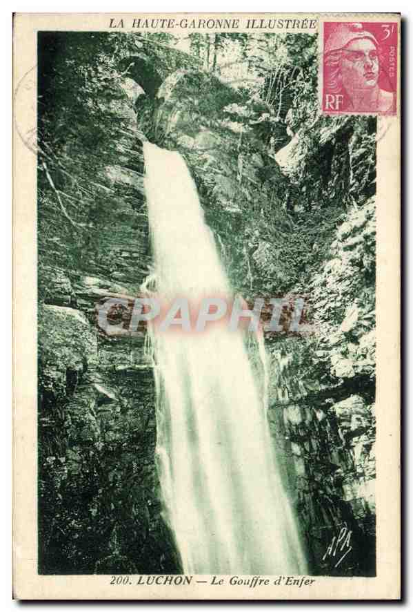CPA Luchon Le Gouffre d'Enter 