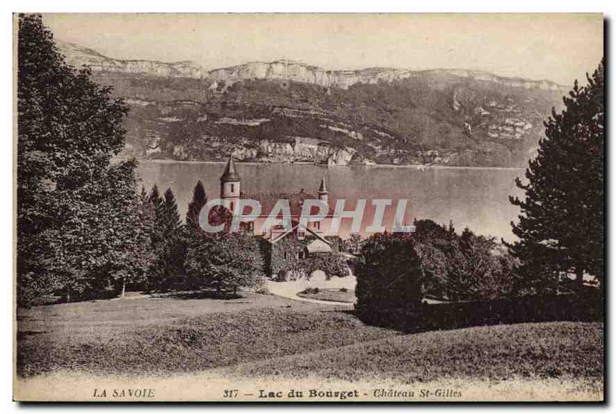 Lac du Bourget - Château St-Gilles — La Savoie, n°317