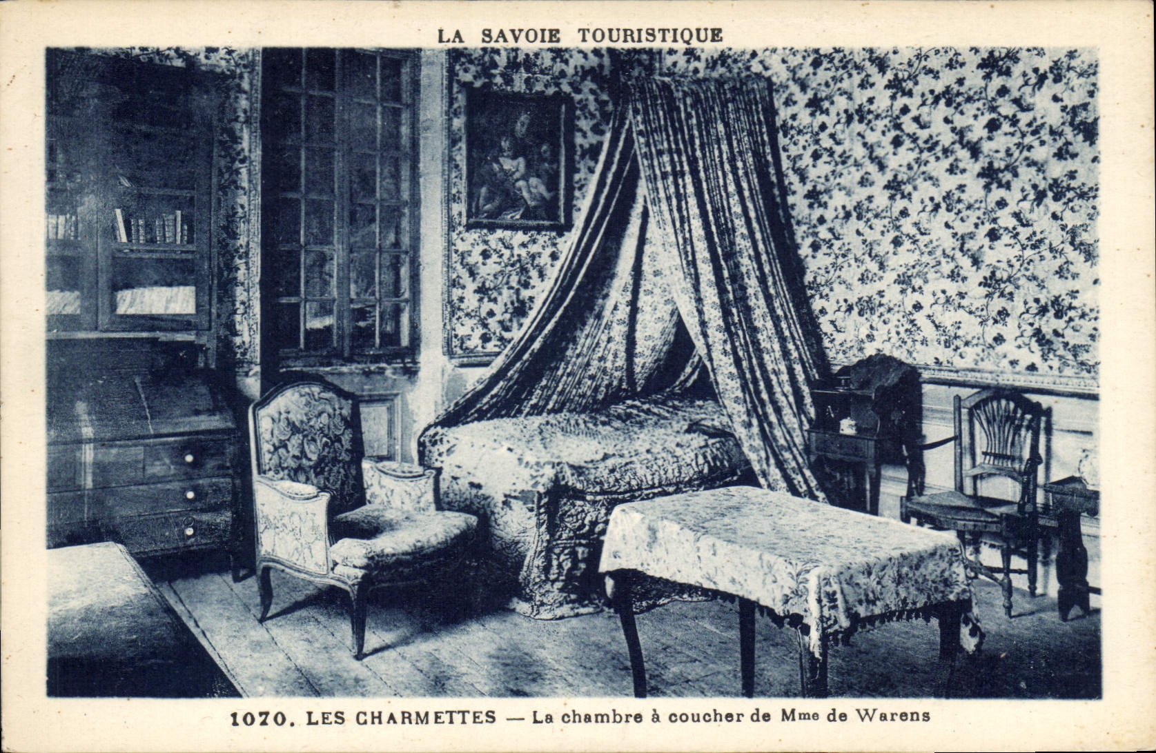 Les Charmettes — La chambre à coucher de Mme de Warens — La Savoie Touristique
