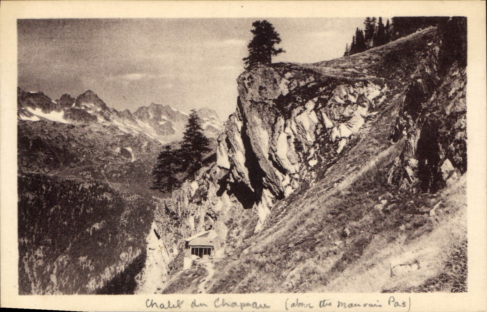 CPA Chamonix Chalet du Chapeau 