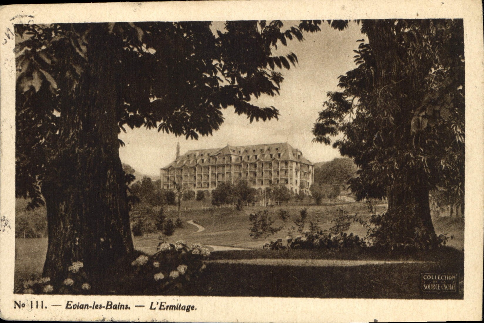 CPA Evian les Bains L'Ermitage 