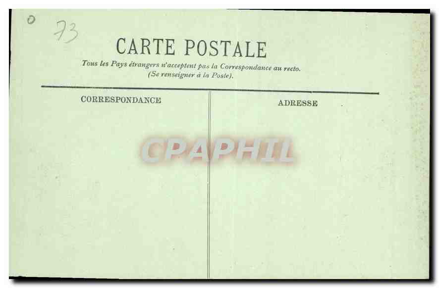 CPA Aix les Bains Hautecombe  — Verso