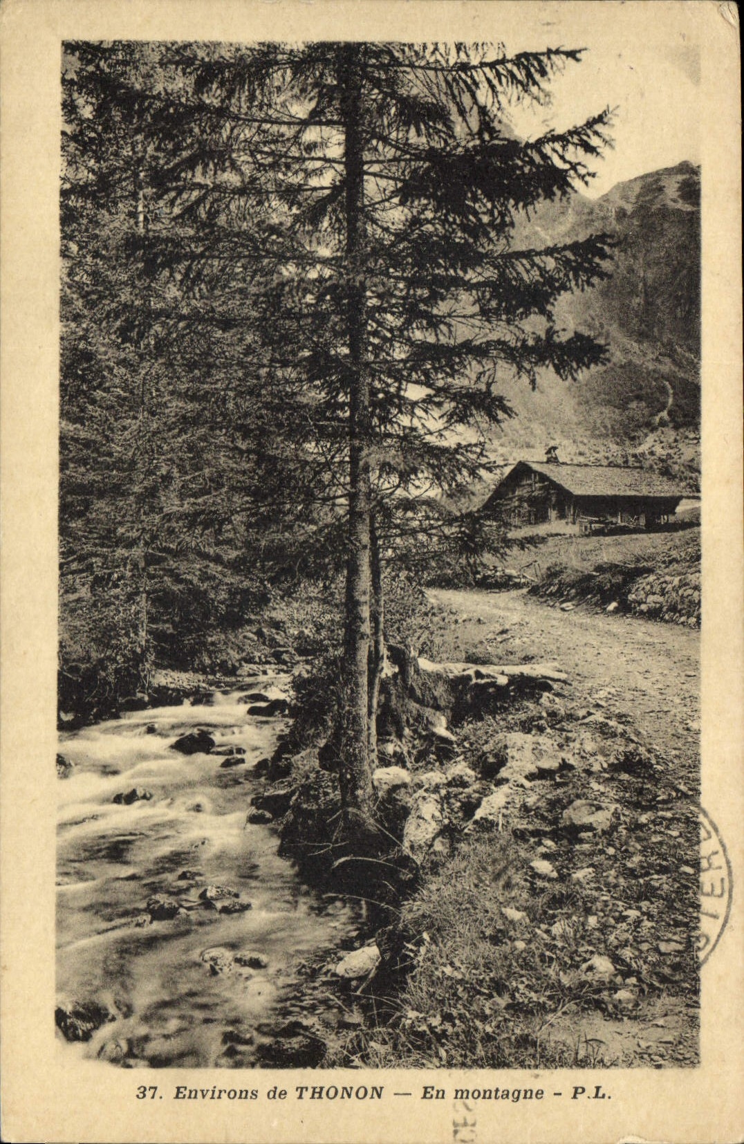 CPA Environs de Thonon En Montagne 