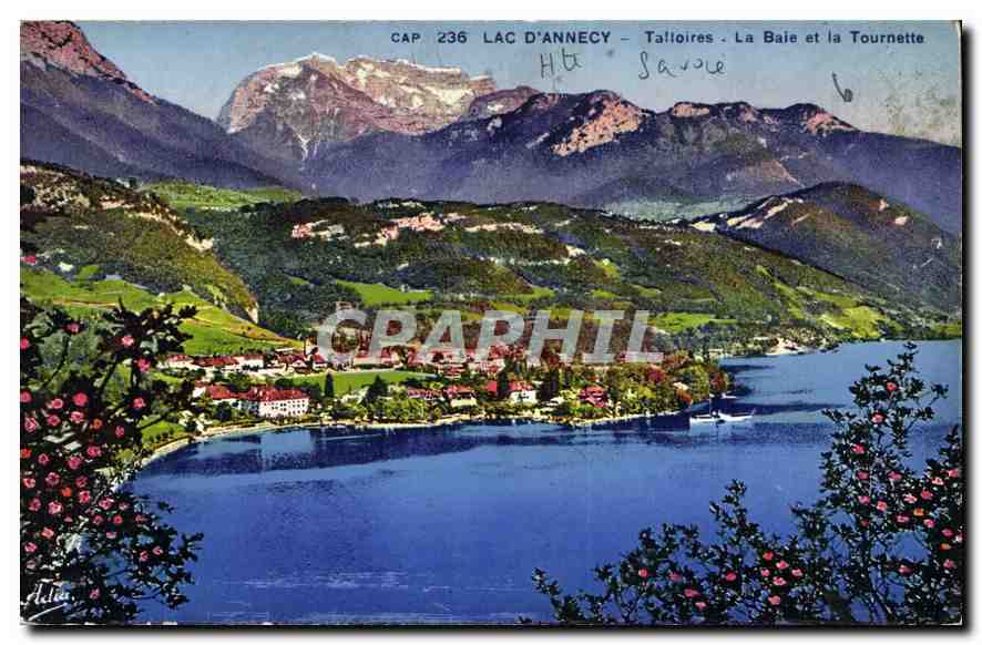Lac d'Annecy — Talloires, La Baie et la Tournette — CAP 236 — Éditions Les Belles Éditions Françaises, Nice