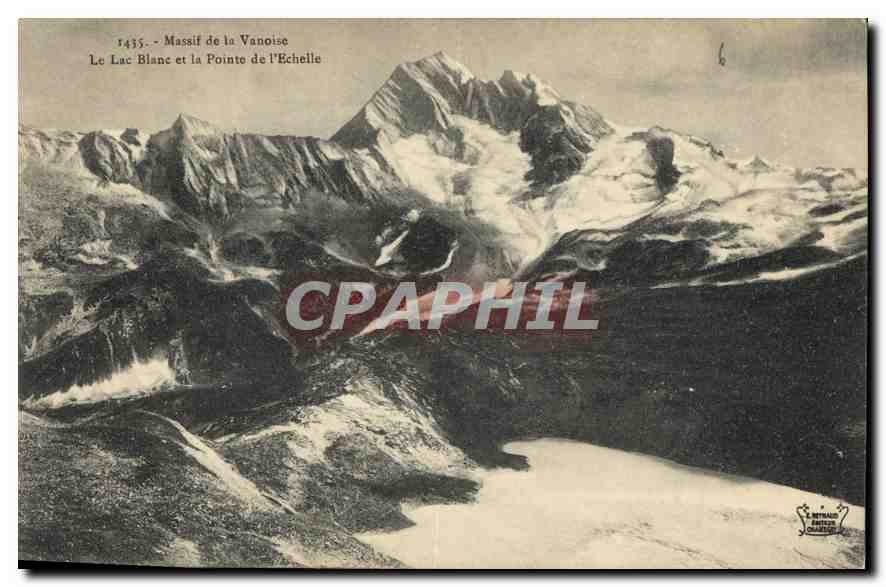 CPA Massif de la Vanoise Le Lac Blanc et la Pointe de l'Echelle 