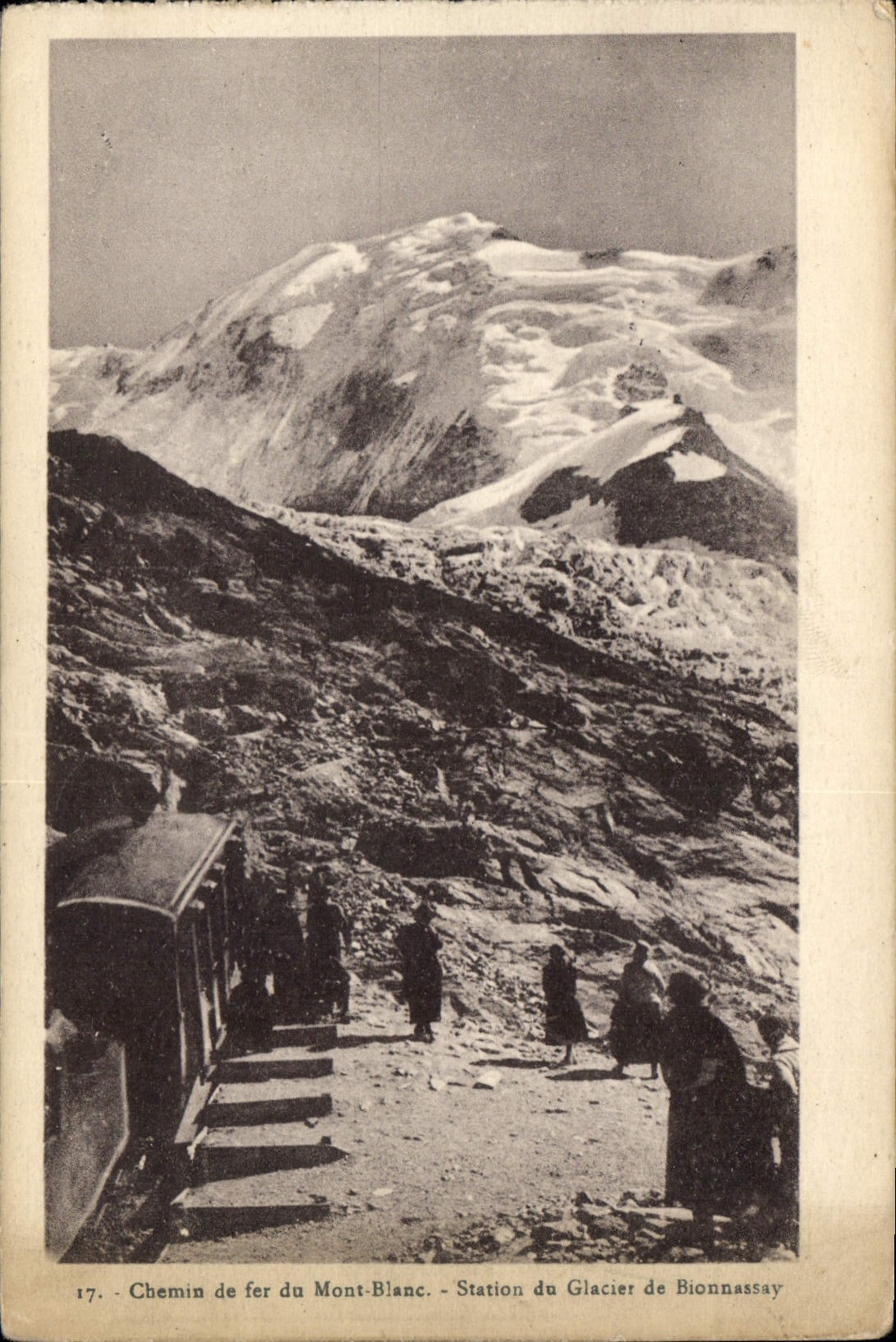 Chemin de fer du Mont-Blanc — Station du Glacier de Bionnassay — n°17