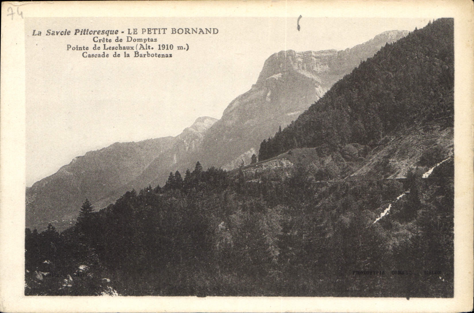 CPA La Savoie Pittoresque Le petit Bornand Cretes de Domptas 