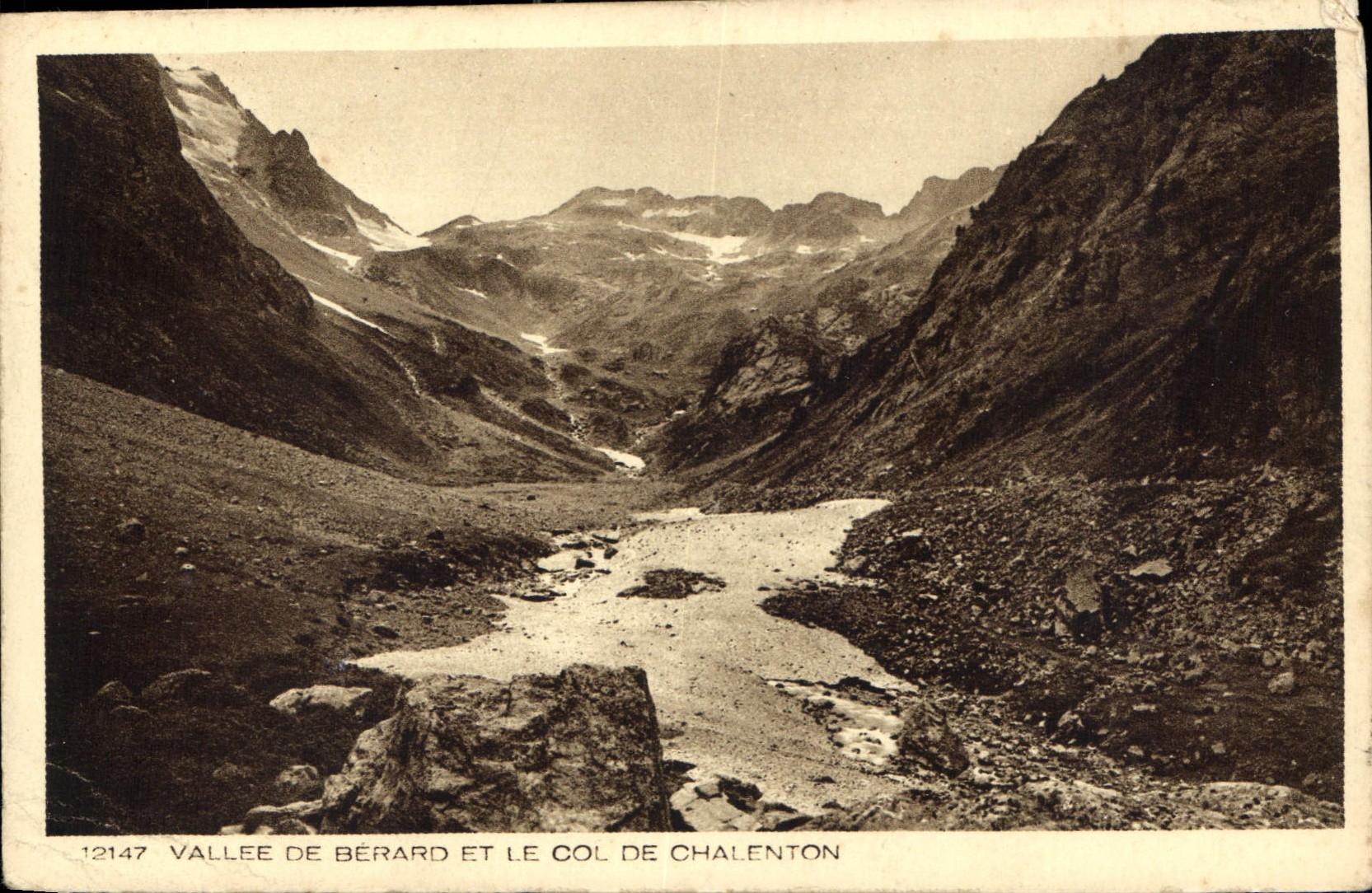 CPA Vallee de Berard et le Col de Chalenton 
