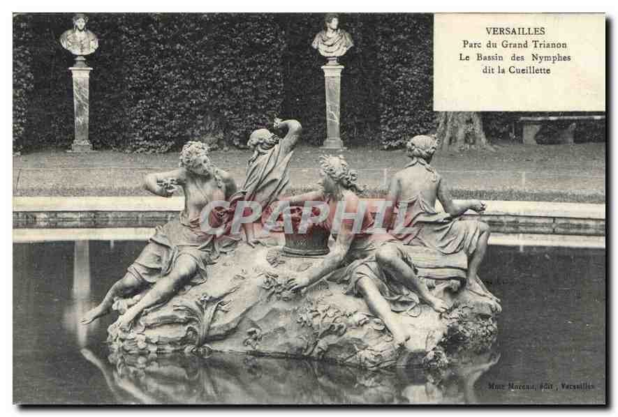 CPA Versailles Parc du Grand Trianon le Bassin des Nymphes dit la Cueillette 
