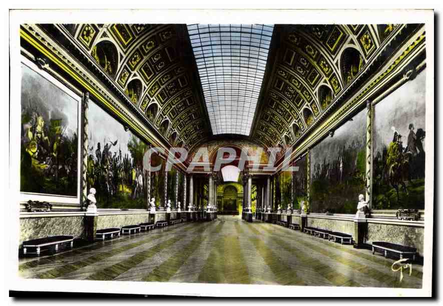 CPA Versailles Le Palais La Galerie des Batailles 