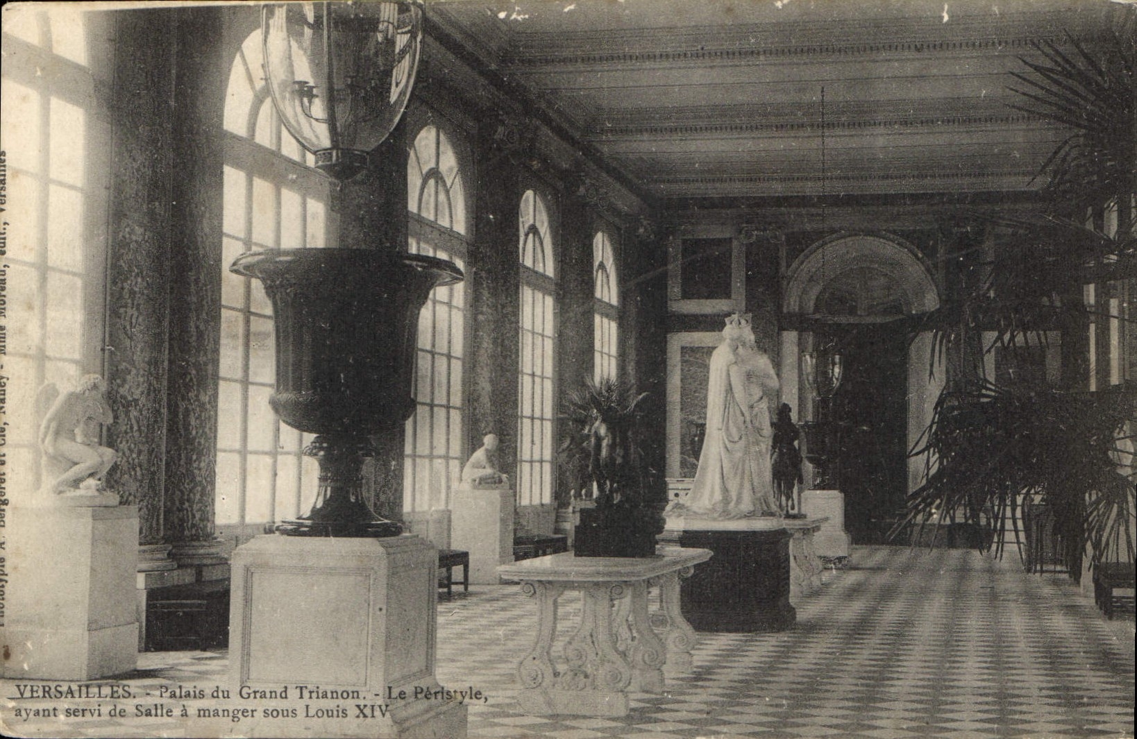 Versailles - Palace of the Grand Trianon - The Peristyle, which served as a dining room under Louis XIV