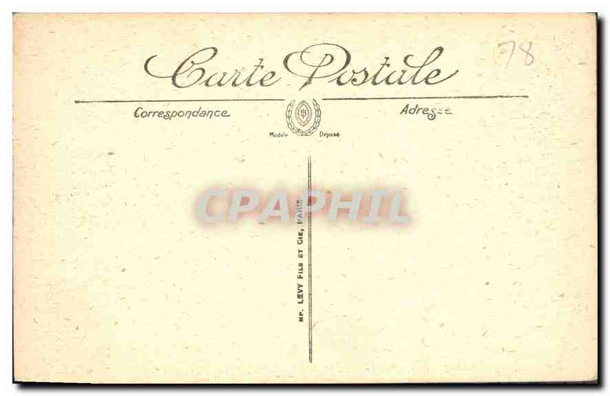 Versailles — Hameau de Marie-Antoinette — La Laiterie — LL — Verso