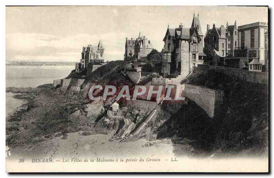 Dinard — Les Villas de la Malouine à la pointe du Gronin — LL. n°30