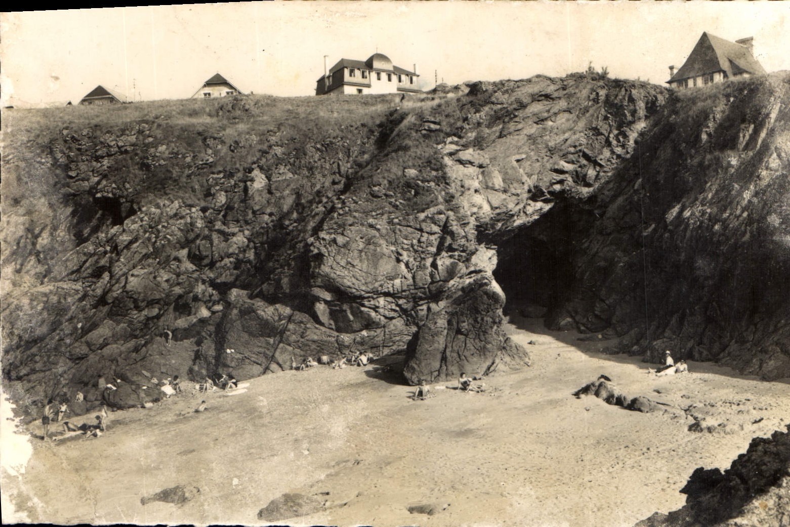 CPA St Lunaire Plage et Grotte des Hirondelles 