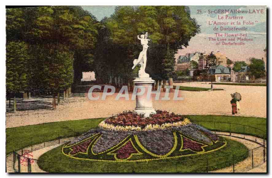 CPA St Germain en Laye Le Parterre 